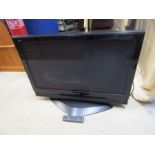 Panasonic 37" LCD TV with remote from a house clearance