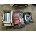 3 Boxes of books to include woodworking and Atlases etc