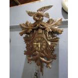 Cuckoo clock with weights H52cm approx