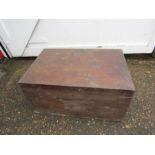 Vintage pine trunk H39cm W76cm D51cm approx