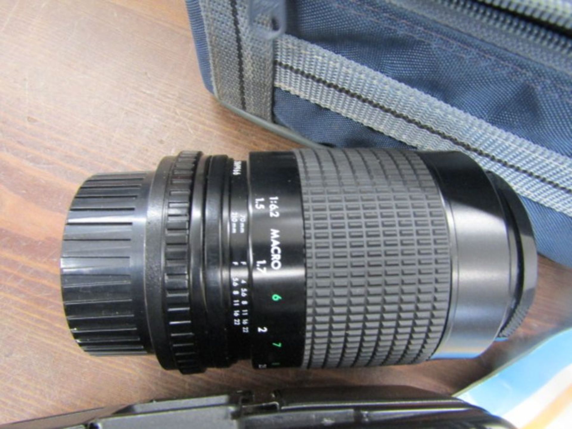 Praktica 35mm BCA camera in carry case with 70-210mm telephoto lens and carry strap - Image 3 of 4