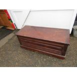 Pine blanket box H49cm W113cm D45cm approx