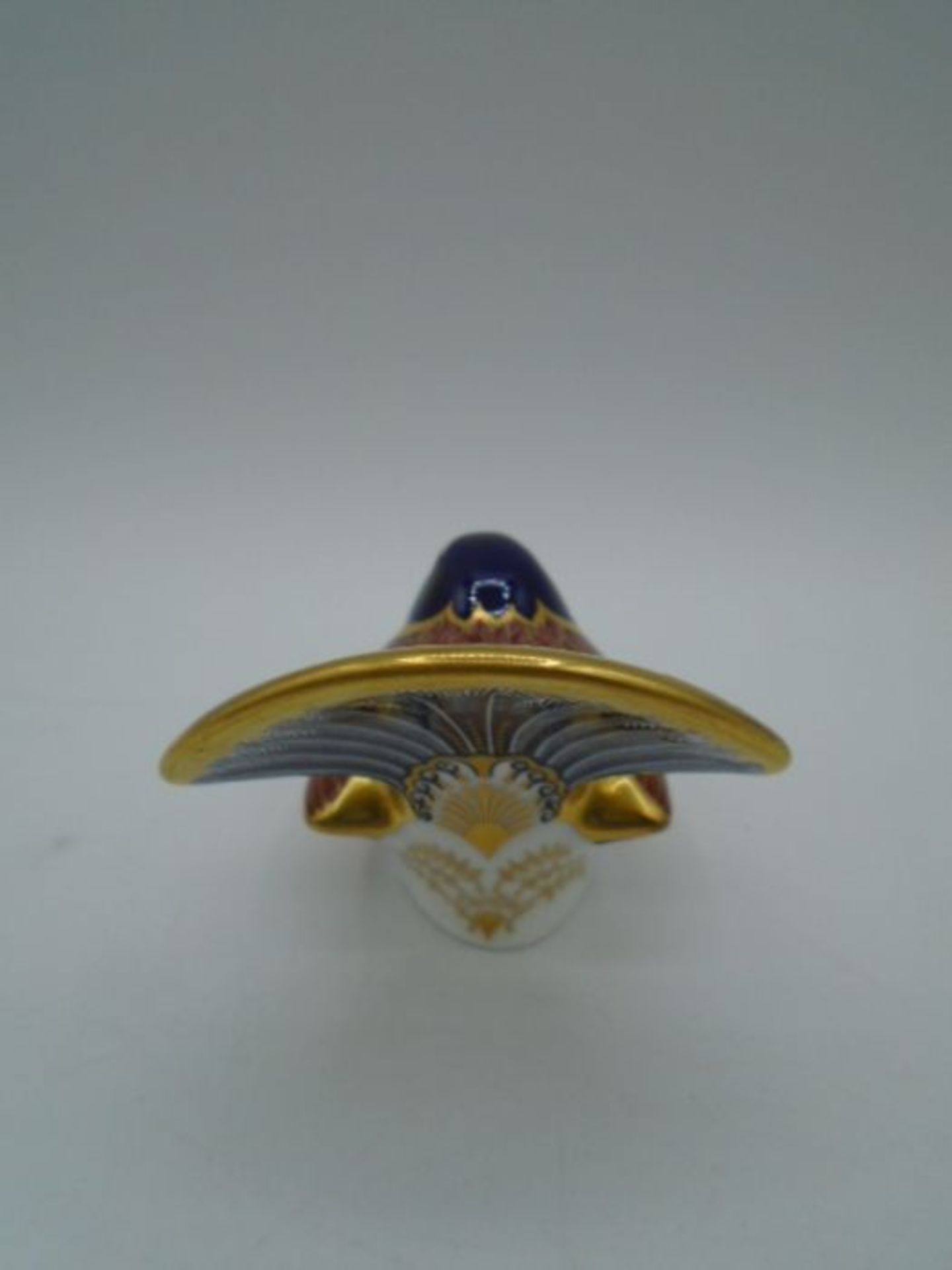 3 Royal Crown Derby bird paperweights to incl Willow Tit, Fantail and Chaffinch, all with stoppers - Image 7 of 13