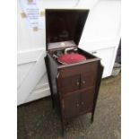 Everything under the Sun gramophone in cabinet H104cm W50cm D54cm approx