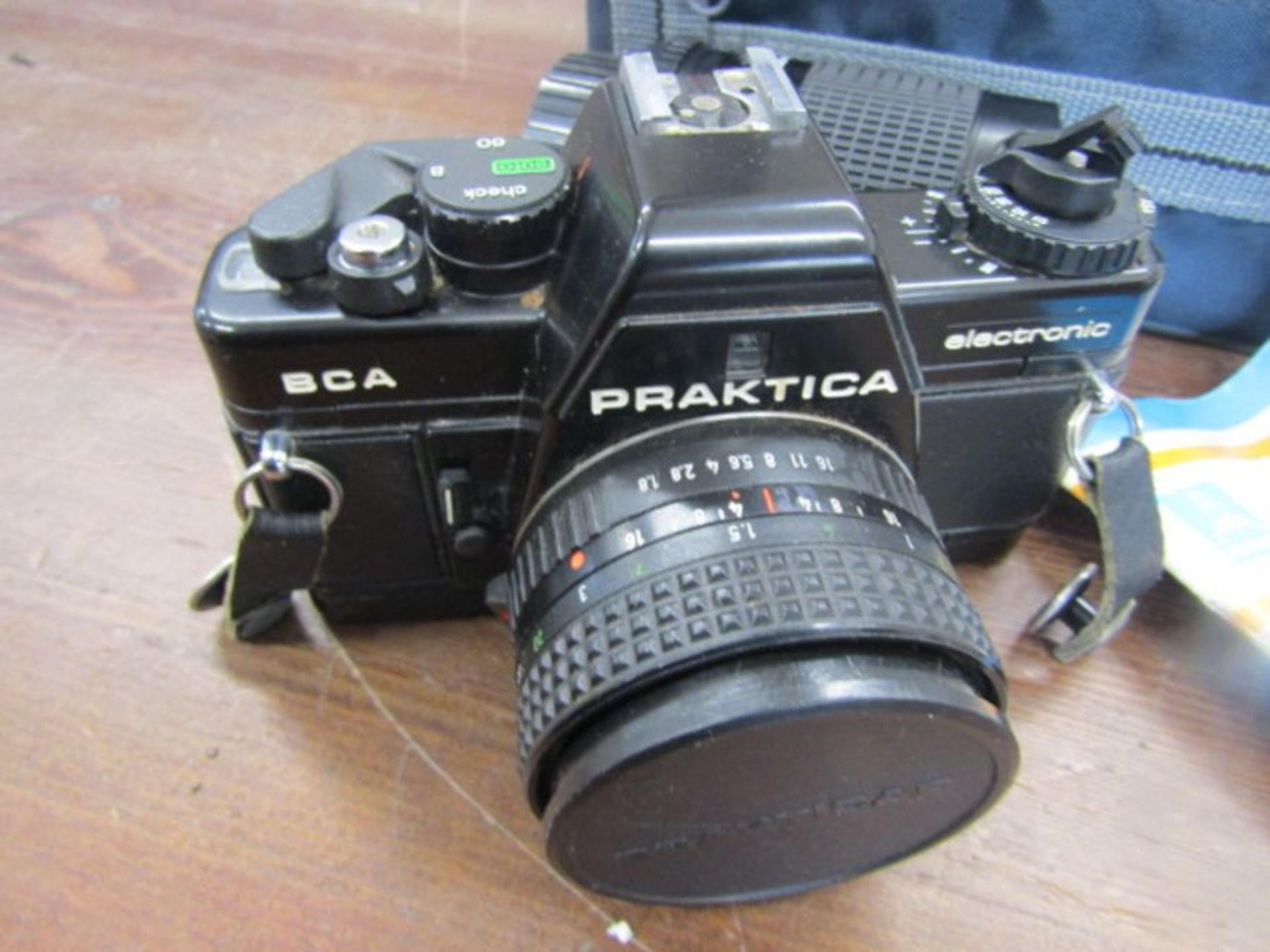 Praktica 35mm BCA camera in carry case with 70-210mm telephoto lens and carry strap - Image 2 of 4