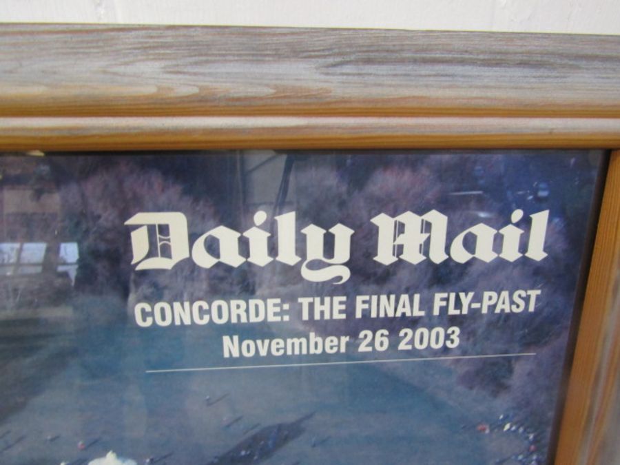 Concorde final fly pass Daily Mail print - Image 2 of 2