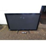50" Samsung LCD TV with remote from a house clearance