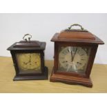 2 Mahogany mantel clocks