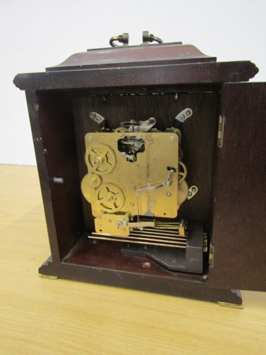 2 Mahogany mantel clocks - Image 4 of 5