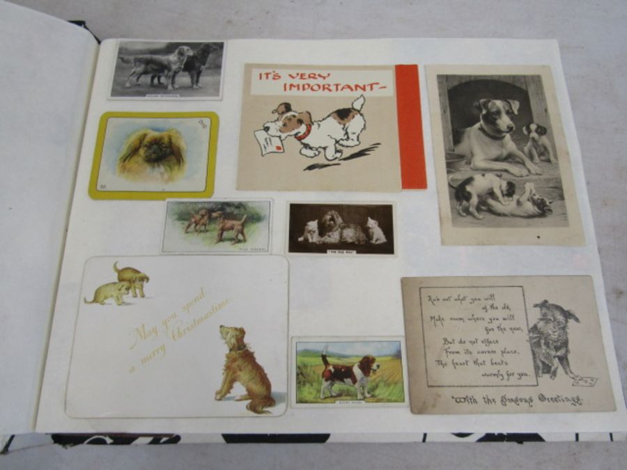 A scrap book of Dogs and the odd cat with loose transfers - Image 8 of 33