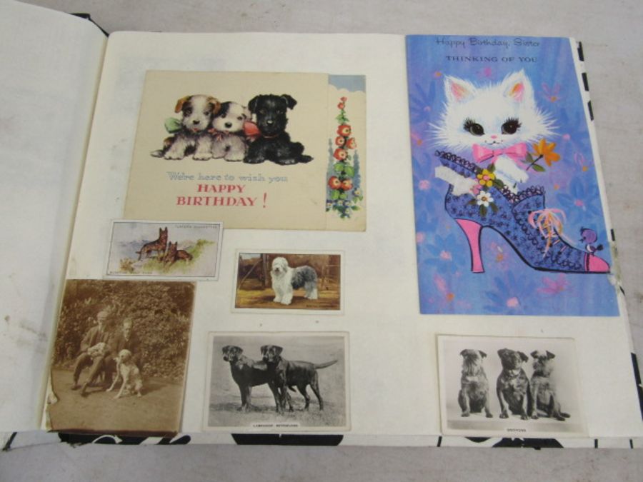 A scrap book of Dogs and the odd cat with loose transfers - Image 9 of 33