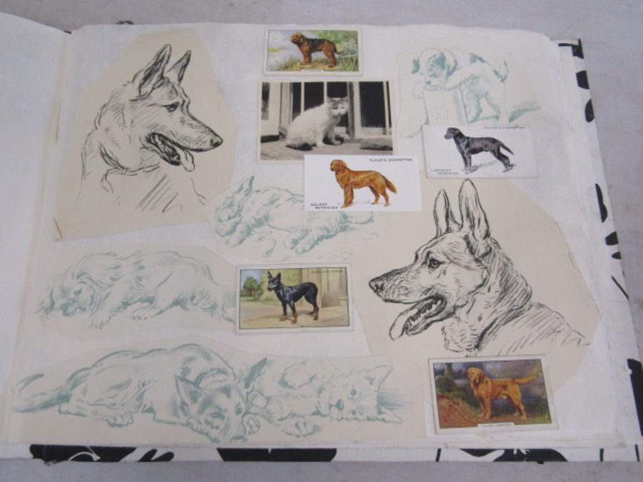 A scrap book of Dogs and the odd cat with loose transfers - Image 16 of 33