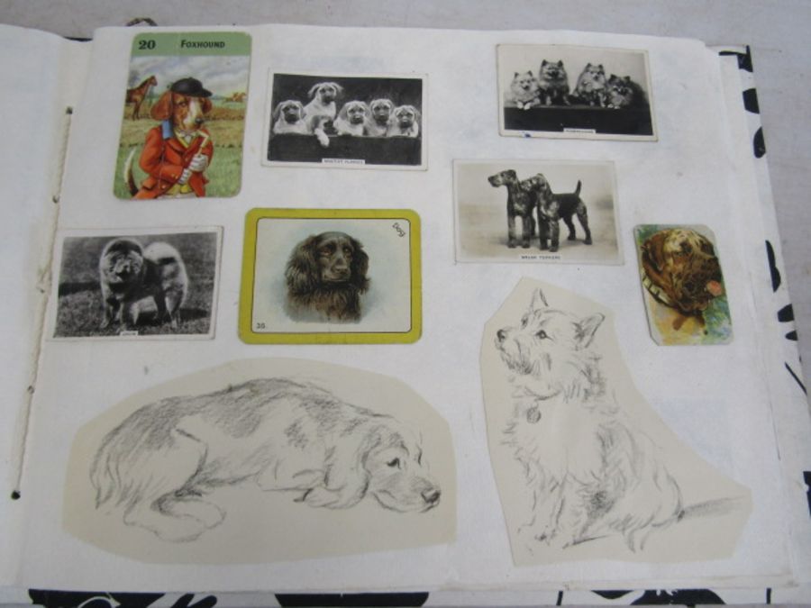 A scrap book of Dogs and the odd cat with loose transfers - Image 18 of 33