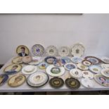 Royal commemorative plates, large collection of