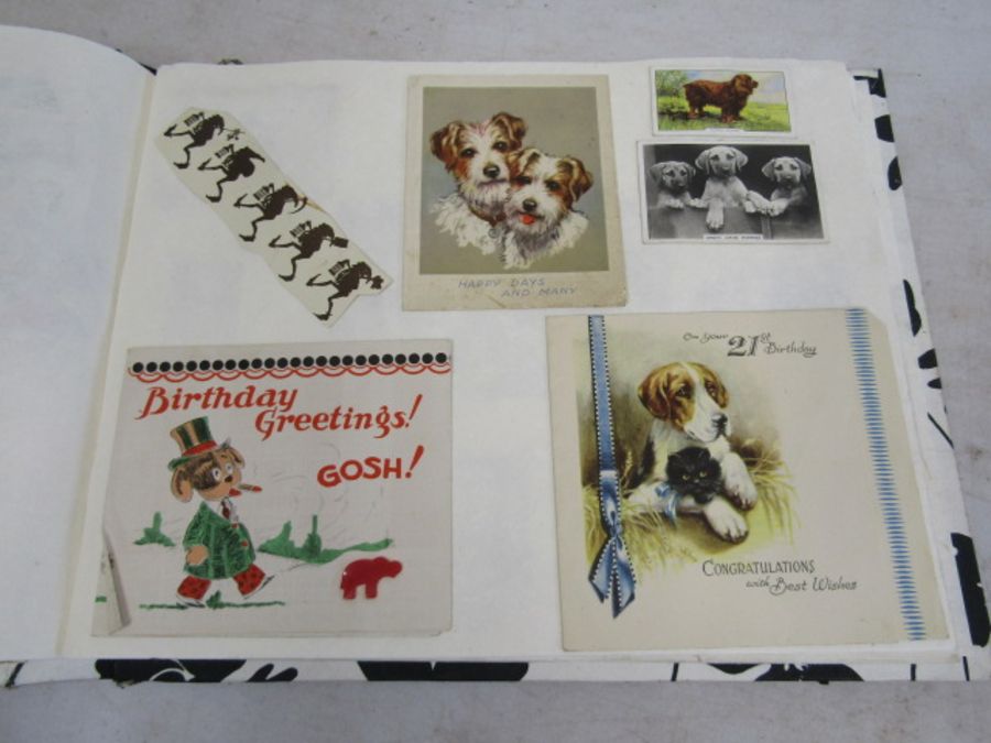 A scrap book of Dogs and the odd cat with loose transfers - Image 13 of 33