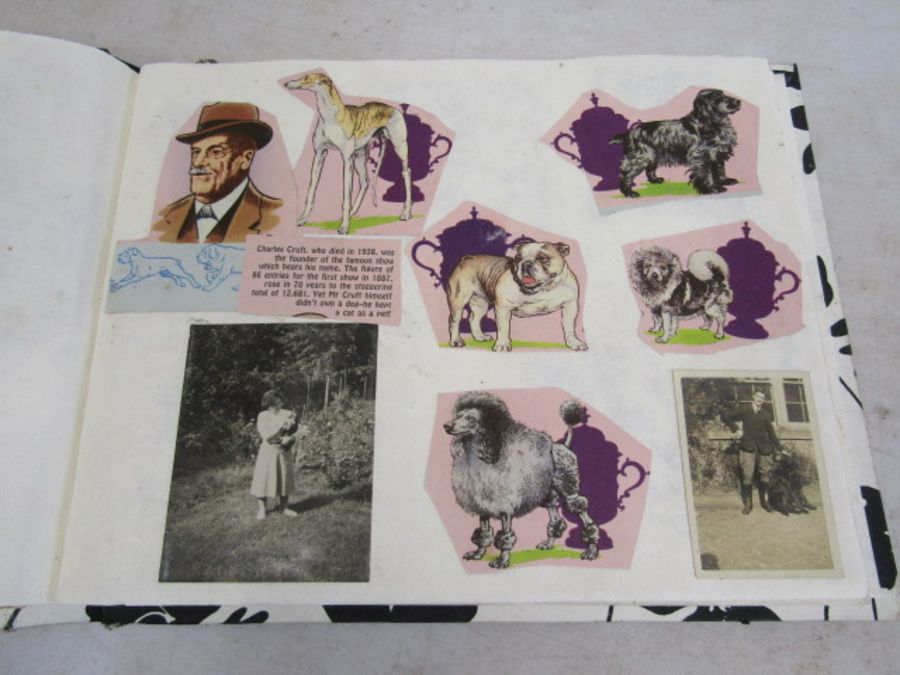 A scrap book of Dogs and the odd cat with loose transfers - Image 12 of 33