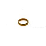 9ct gold D shaped wedding band size U