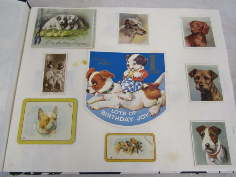 A scrap book of Dogs and the odd cat with loose transfers - Image 5 of 33
