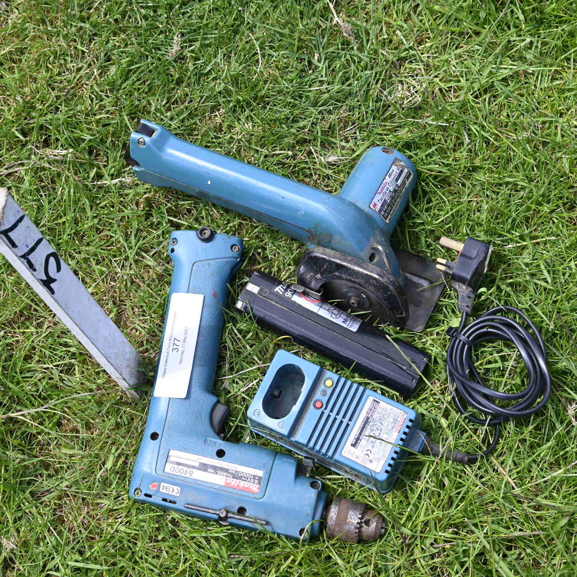 Makita drill and saw 9 Volt with battery and charger