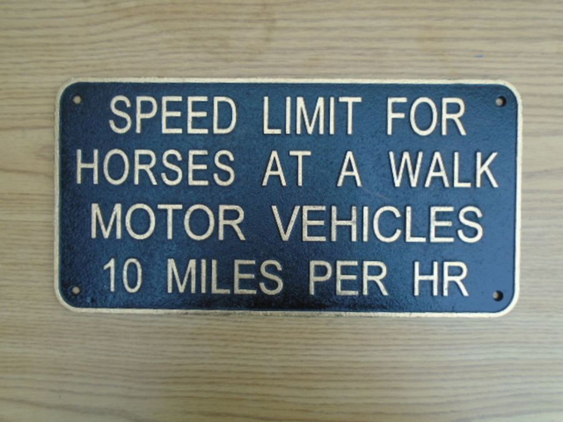 Speed limit sign