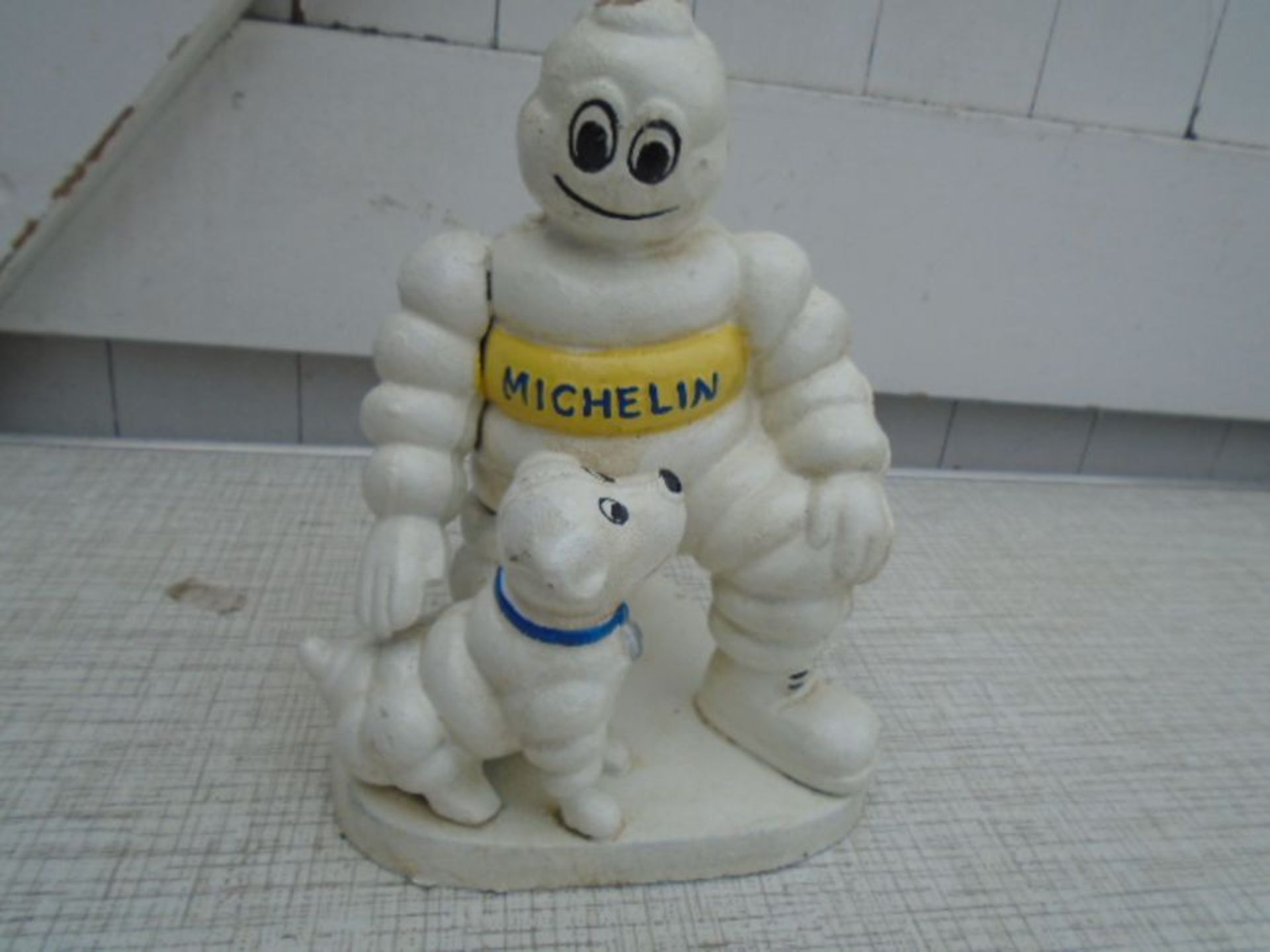 Michelin figure & dog