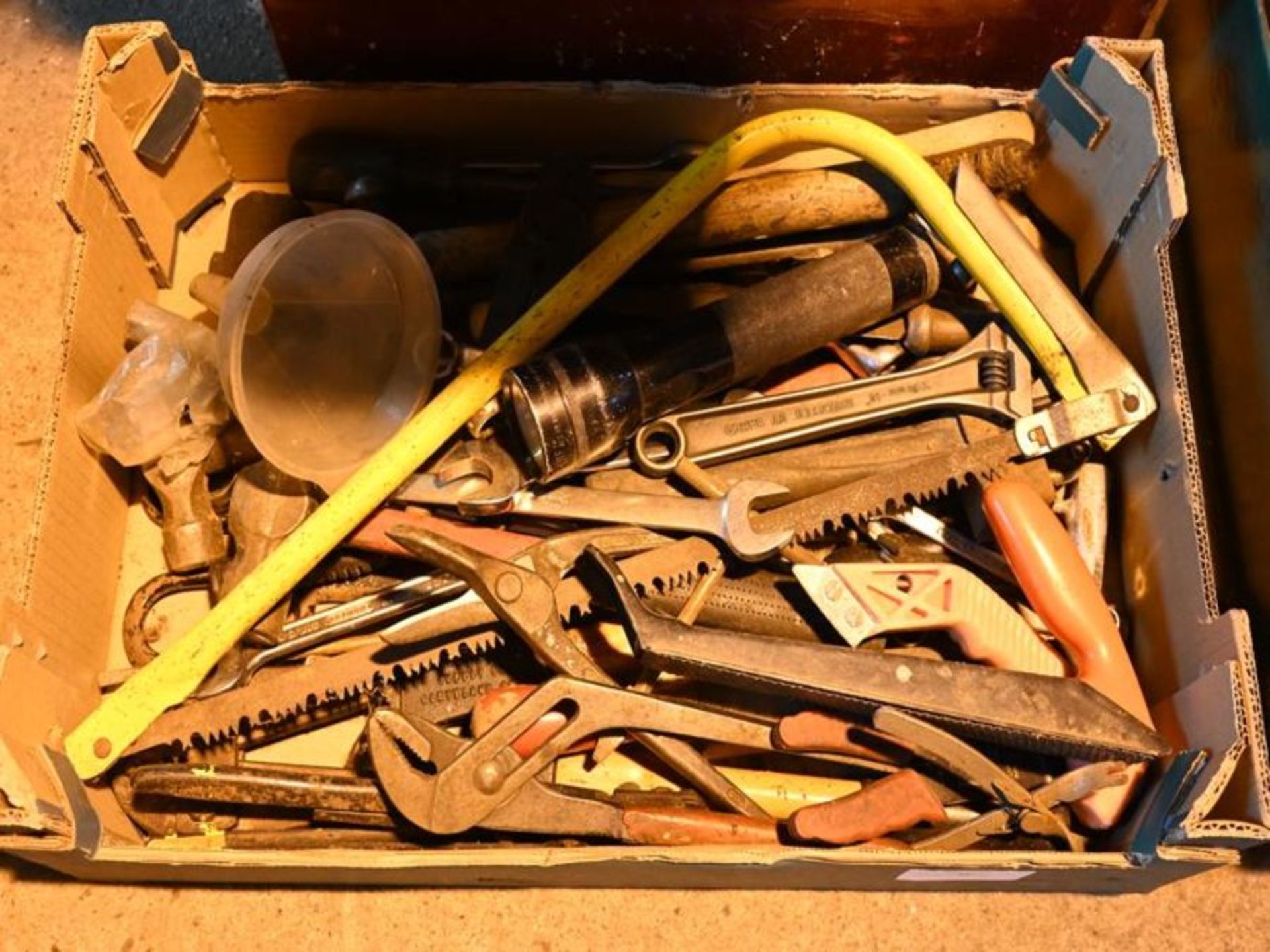 A box of various tools