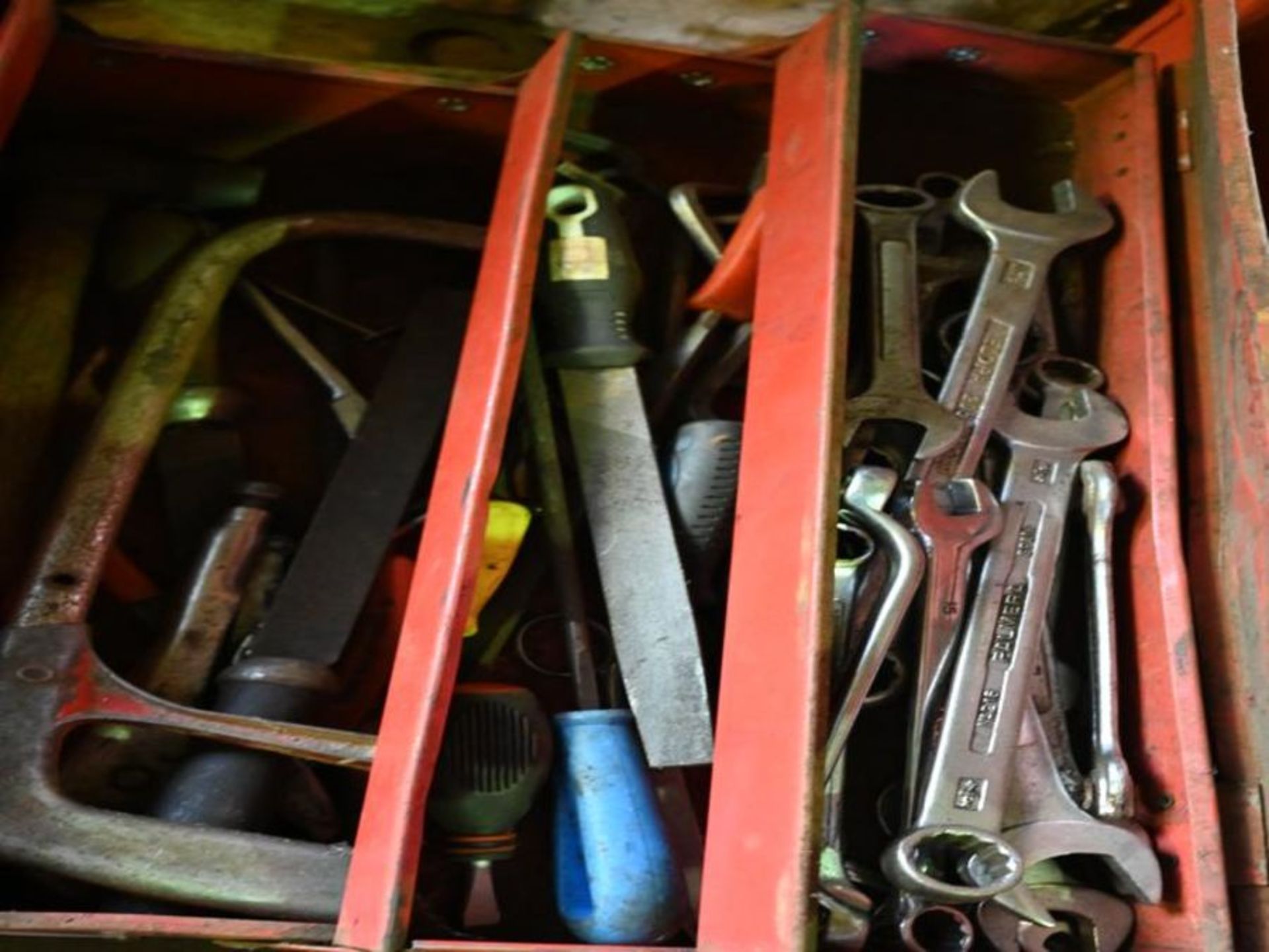 Blue-point counter lever tool box with contents - Image 4 of 4