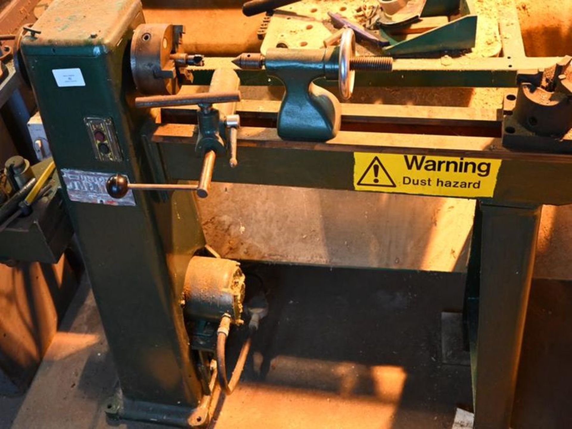 Union Jubilee wood lathe 80cm deck - Image 2 of 4