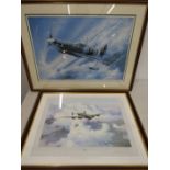 2 aircraft prints  67x52cm and 78x59cm