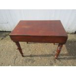 Antique mahogany bidet/baby bath table