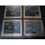 The First Steeple Chase lithographs,  plates 1-4