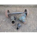 Cast iron gutter hopper and downpipe shoes etc