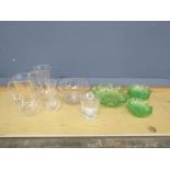 Mixed glassware