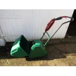 Allett electric mower with grass box- used twice