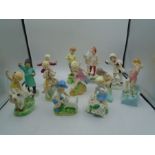 12 Vintage Royal Worcester Freda Doughty Months of the Year Children Figurines from January