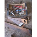 Various saws and tools