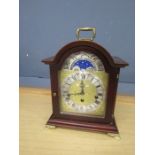 Franz Hermle mantle clock with key H30cm approx