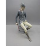 Lladro  'Equestrian Gentleman' #5329 1985-1987  28cmH