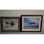 2 Framed and glazed Aviation prints