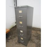 Metal filing cabinet