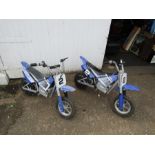 2 Razor Children's electric dirt bikes with charger (untested)