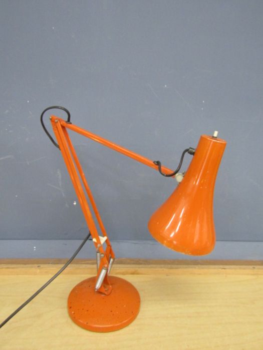 Angle poise style lamp
