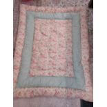 2 vintage eiderdown quilts 160x130cm one has a few stains- as pictured