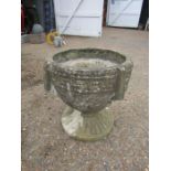 Concrete garden urn H55cm approx
