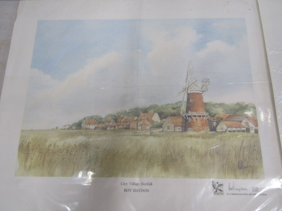 set of 6 Roy Haydon Norfolk coast limited edition prints  all numbered and pencil signed - Image 2 of 21