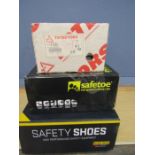 3 pairs new and boxed safety boots size 7