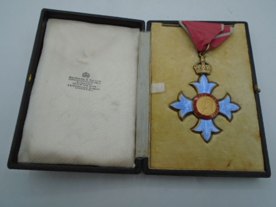 CBE Commander of the Order of the British Empire Medal awarded to Dr T J Drakeley, former - Image 6 of 16