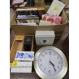Antique bible, various cookery books and sundry items inc Hallmark photo albums, cards etc