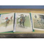 Children's story illustration prints in folder