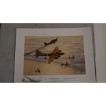 3 Unframed limited aviation prints all signed in pencil on lower margin